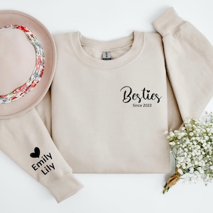 Best Friend Sweatshirts, Besties Sweatshirt, BFF Sweatshirt, Gift For Bestfriend, Birthday Gift For Bestie, Best Friends Gift