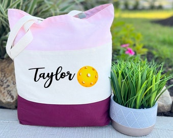 Personalized Pickleball Tote Bag, Pickleball Gift, Custom Pickleball Tote Bag, Pickleball Gift, Pickleball Player Bag, Pickleball Bag
