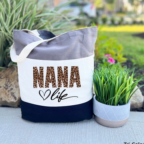 Nana Life Tote Bag, Gift For Nana, Mother's Day Gifts, Grandma Gift, Nana Tote Bag, Gift For Grandma, Birthday Gift For Grandma, Nana Tote