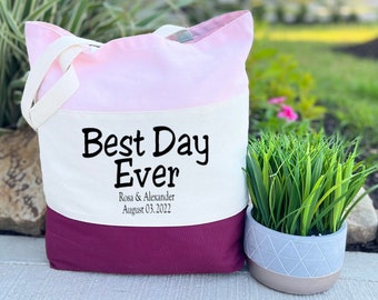 Personalized Bride Tote Bag, Bridesmaid Bags, Bridesmaid Tote Bags, Bridal Shower, Bridal Party Bag, Wedding Tote Bag, Bridesmaid Gifts