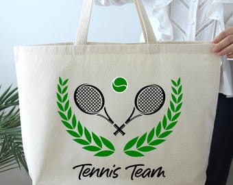 Custom Tennis Team Gift Bag, Gift for Tennis Player, Tennis Gift for Women, Tennis Accessories, Personalized Gift for Coach