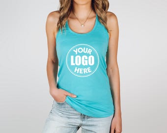 Custom Logo Tank Top, Personalized Workout Shirt, Business Logo Shirt, Personalized Shirt, Your Logo Here, Custom Photo Tank Top