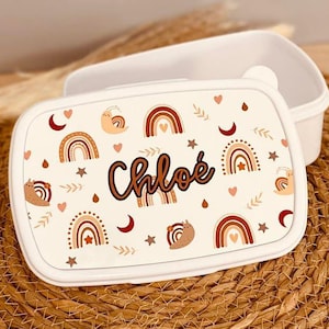 Lunch box, boite à gouter, rentrée des classes, rentrée scolaire, cadeau enfant personnalisé