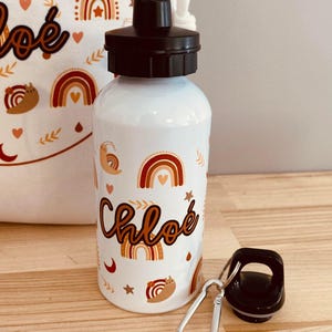 Gourde personnalisé, verre personnalisé, fourniture scolaire, cadeau enfant, cadeau naissance