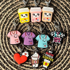 Medical Field Badge Reel Charm, Badge Reel Charm, Christmas Charm, Badge Buddy Charm,Lanyard , Badge Reel, Nurse Accessories, Zipper Charm