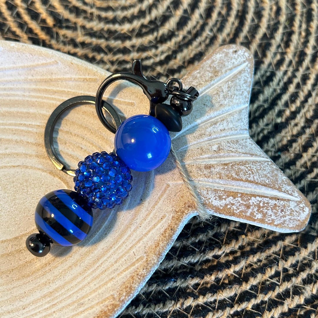 Thin Blue Line Keychain, Law Enforcement Keychain, Police Officer ...