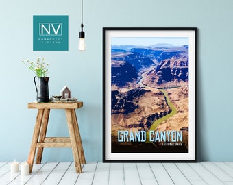 Grand Canyon National Park Poster: Arizona Mountain Landscape Wall Art