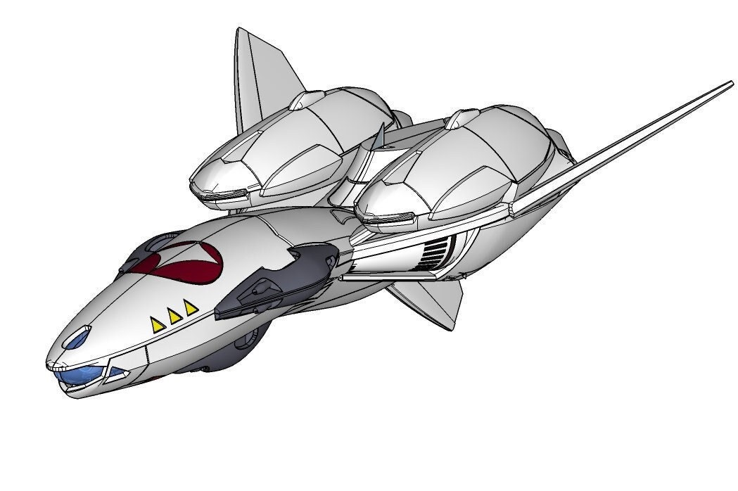 X9 ゴーストの 3D STL ファイル (スケール 1:60) - Etsy 日本