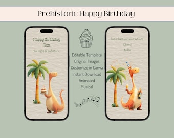 Funny Animated Birthday Video Card: Getting Older E-Card (Digital Download)