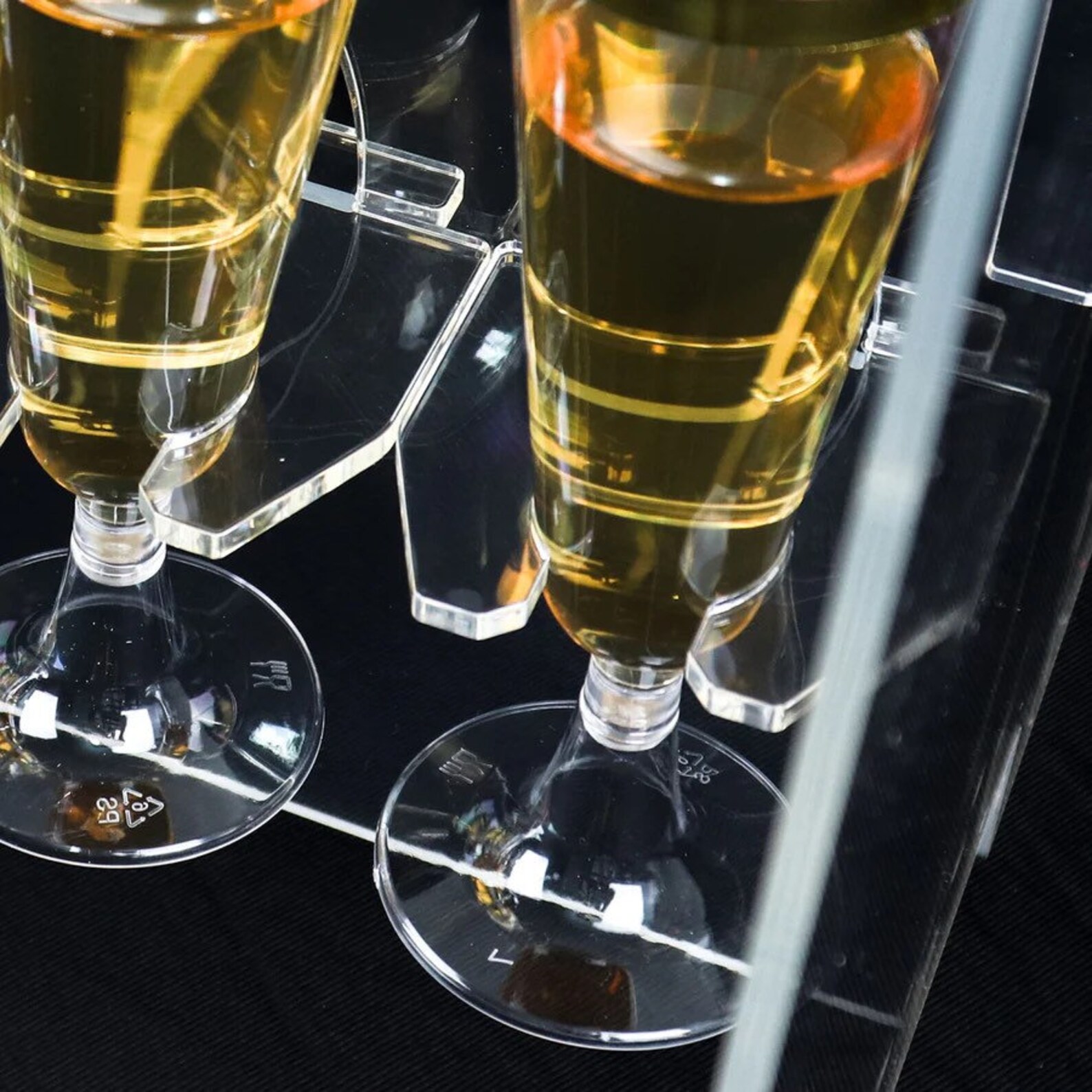 25 Clear 2 Tier Acrylic Champagne Wall Backdrop Party Etsy