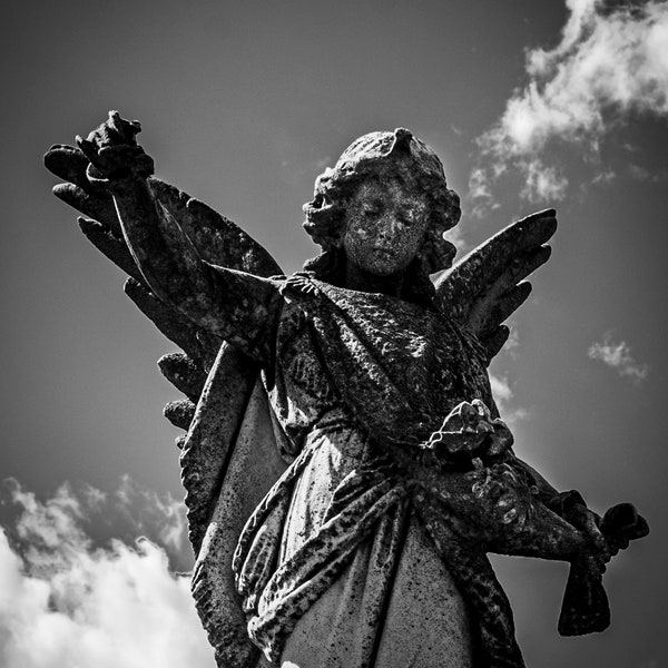 Cemetery Statue Etsy