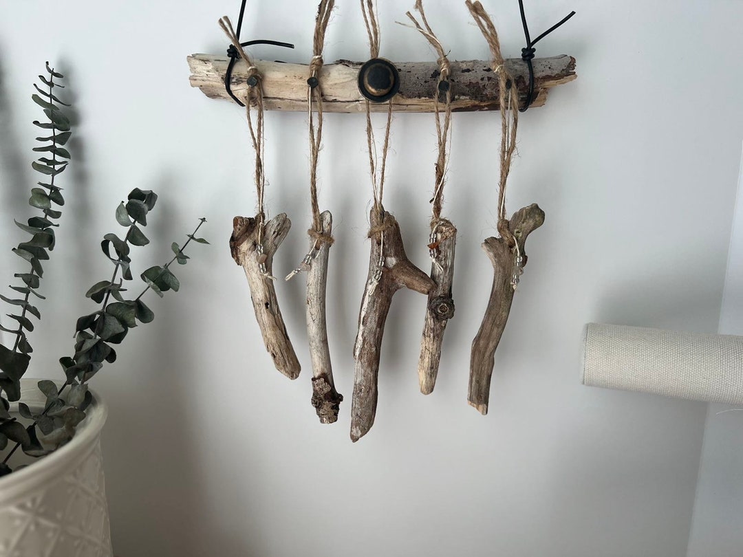 Set of 12 Driftwood Christmas Ornaments Etsy