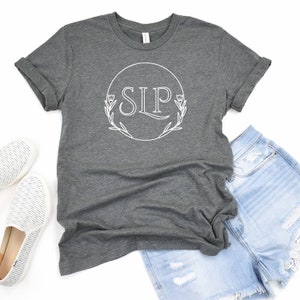 SLP shirt, Speech therapy shirt, Speech language pathologist, Speech pathologist gift, Simple artwork