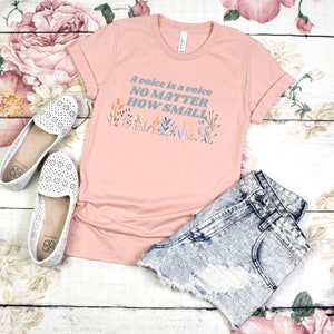 A voice is a voice, Speech therapy shirt, Speech language pathologist, Simple artwork, Occupational therapy shirt