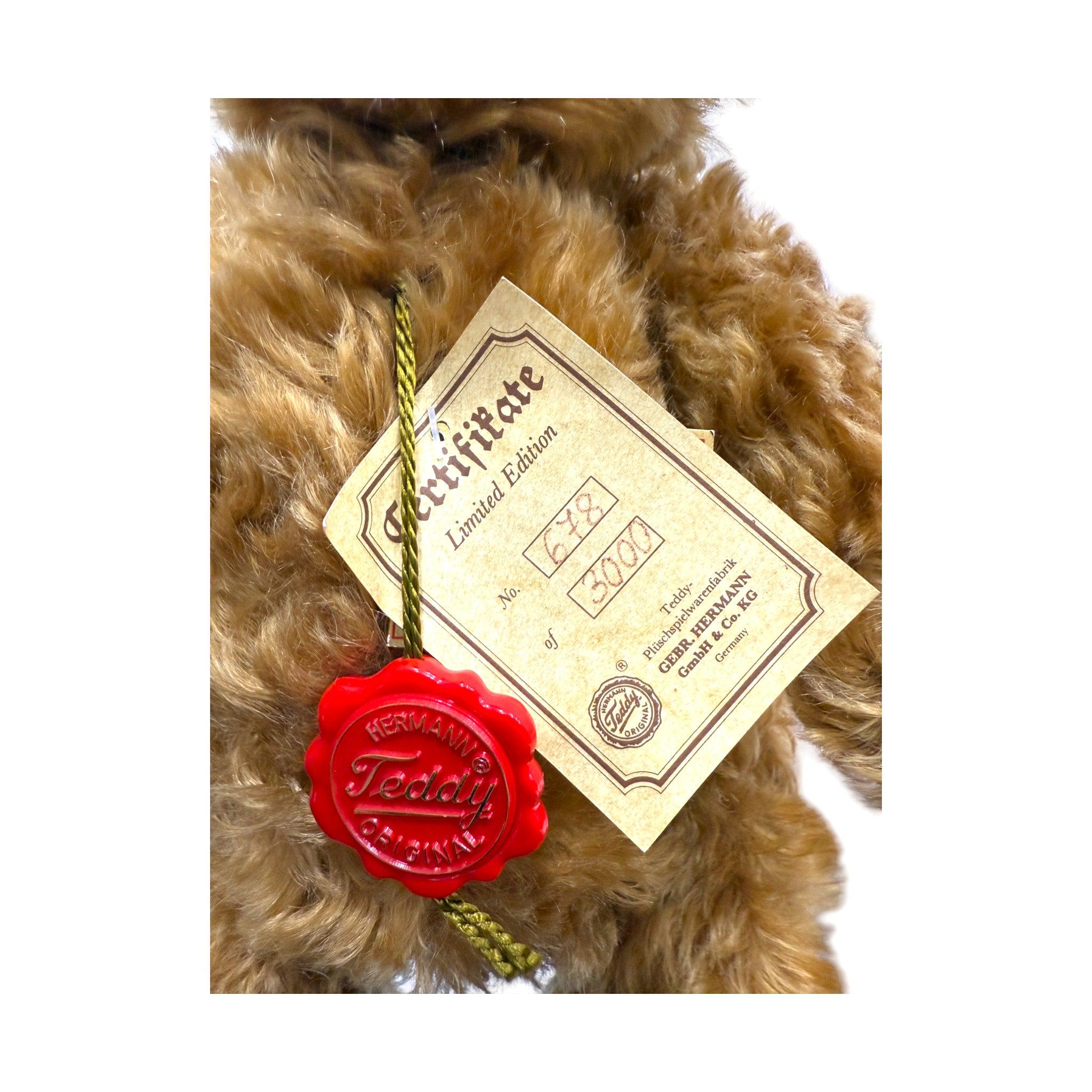 Hermann Teddy Original - #678/3000 - Jointed - Hand Signed - 20