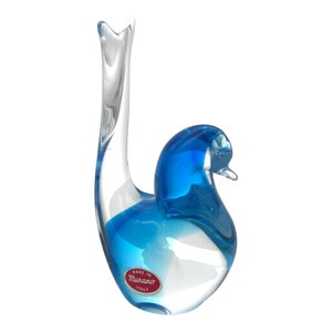 Murano Art Glass - Sommerso Bird