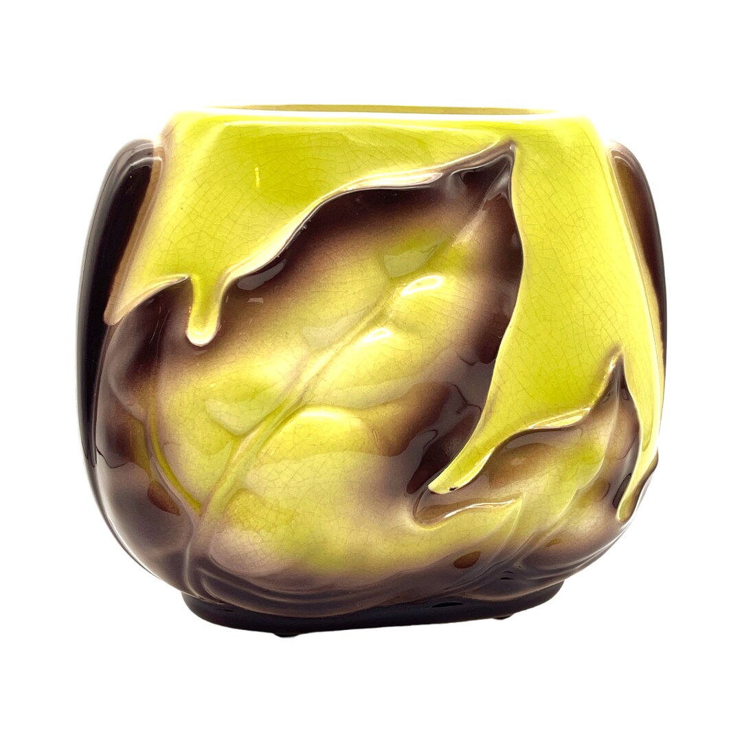 Royal Copley Green Harmony Vase Vintage 6.5 Etsy