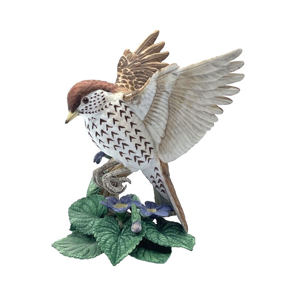 Lenox Garden Bird Collection Wood Thrush - With Box