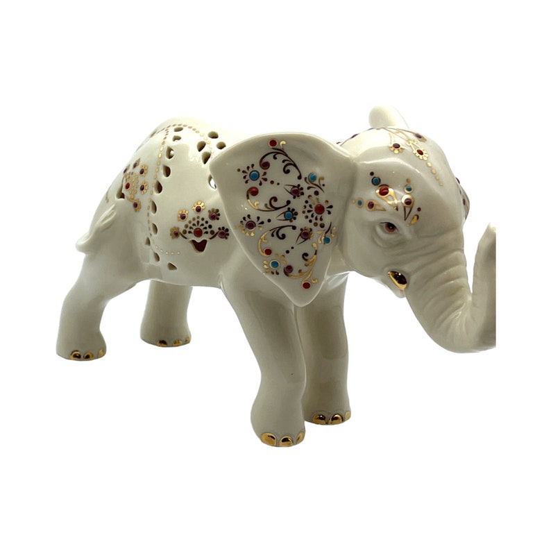 Lenox Jewels of Light Elephant Figurine Etsy