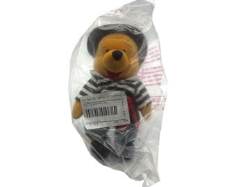 Disney Store - Italian Pooh Bean Bag  - Vintage - With Tag - 8&quot;