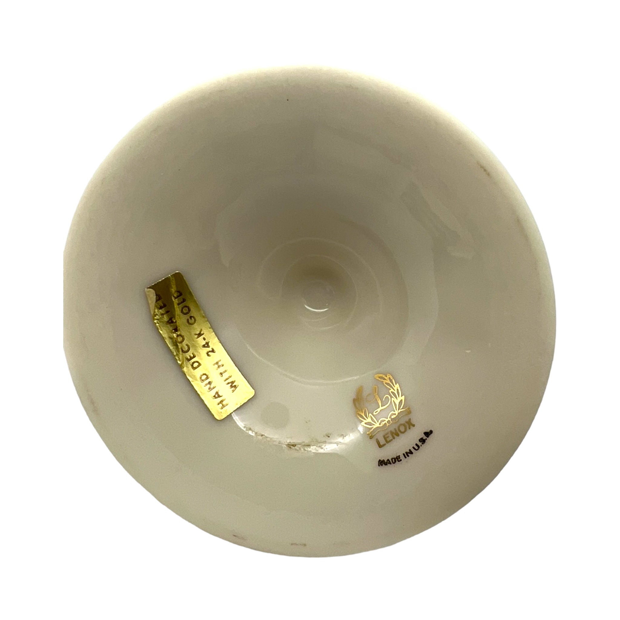 Lenox Hand Decorated 24K Gold Vase 9 Etsy