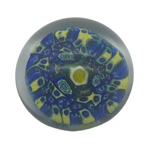 Art Glass Paperweight - Millefiori - 1&quot;