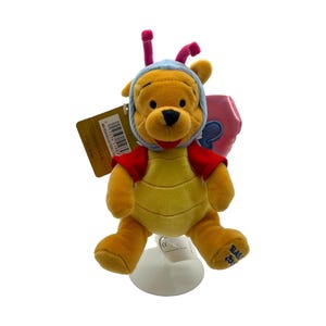 Disney Store - Butterfly Pooh Mini Bean Bad - Vintage - 8&quot;