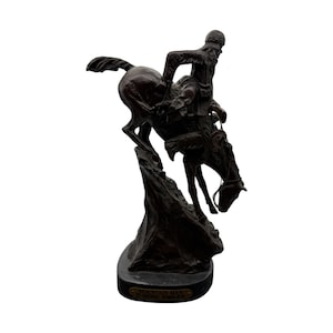 Fredric Remington - Mountain Man Bronze Sculpture - 14&quot;