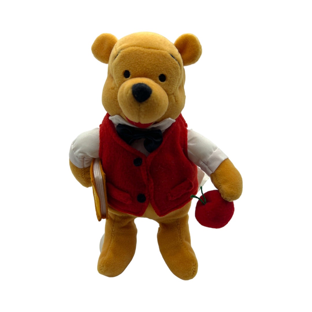 Disney Store Back to School Pooh Mini Bean Bag Plush Etsy