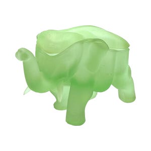 Indiana Glass - Elephant Powder Dish - Vintage - 4.5&quot;