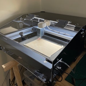 Downloadable Project for XTOOL D1 Laser Engraver Enclosure – Acrylic Panels, 3D Printed Hardware