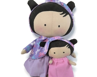 A Rare Tilda Doll and her child.