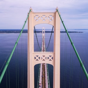 Mackinac Bridge | Mackinac Island, Michigan | Upper Peninsula | Digital, Canvas or Photo Print