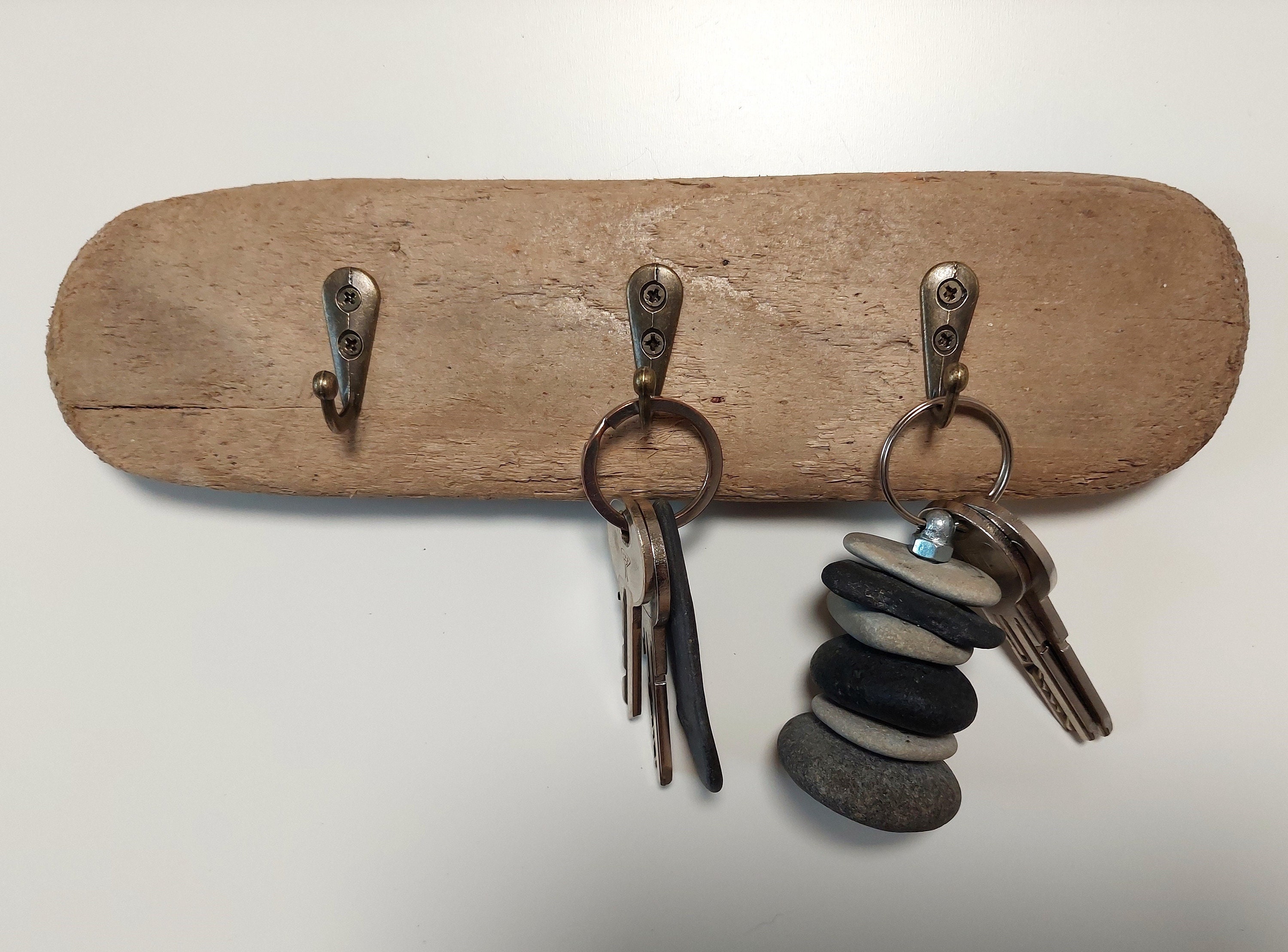 Driftwood Key Rack Rustic Key Hanger - Etsy