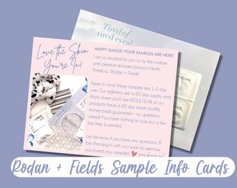 Rodan and Fields Mini-facial Printable Card Infographic - Etsy