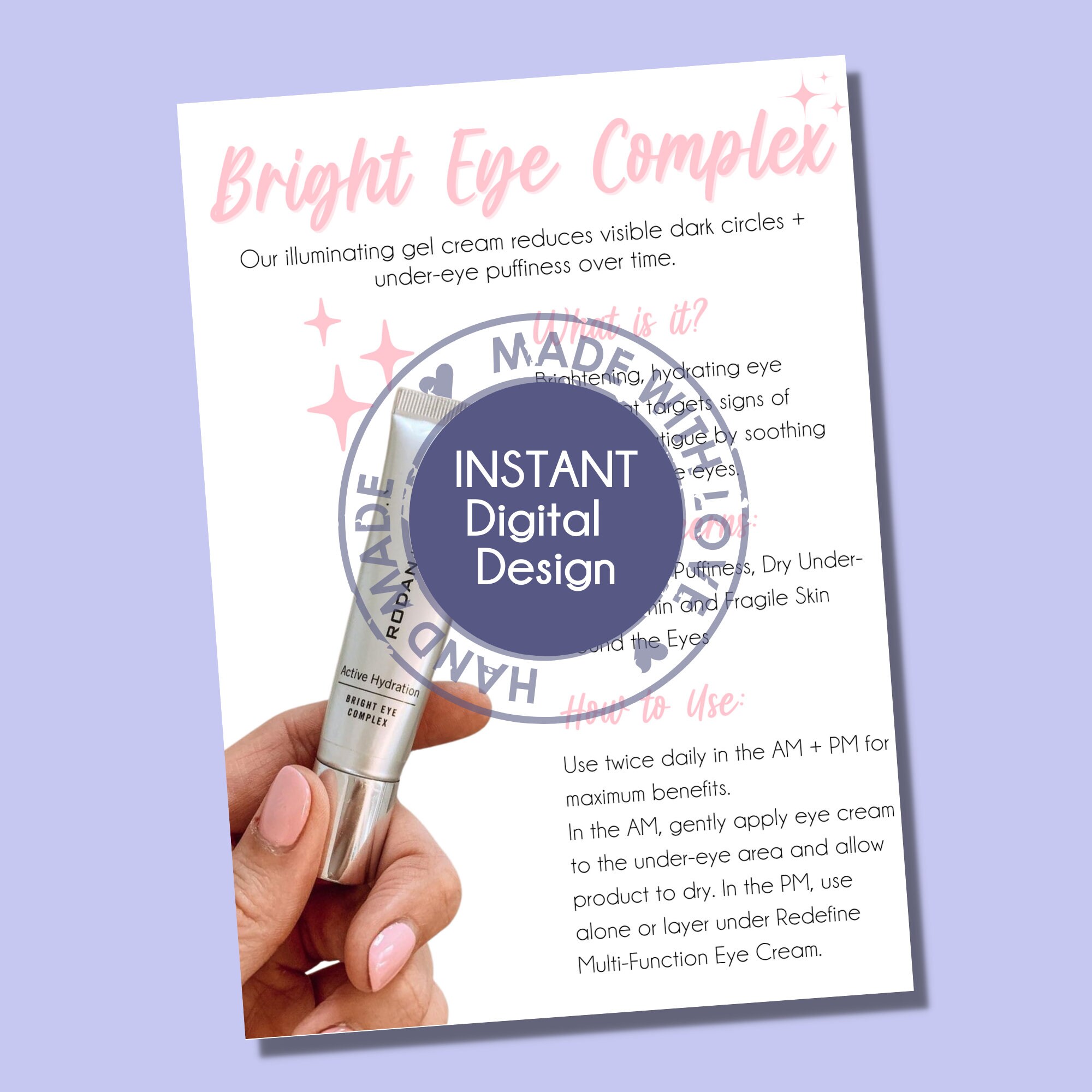 Rodan Fields Sample Cards BUNDLE Instant Digital Design Etsy