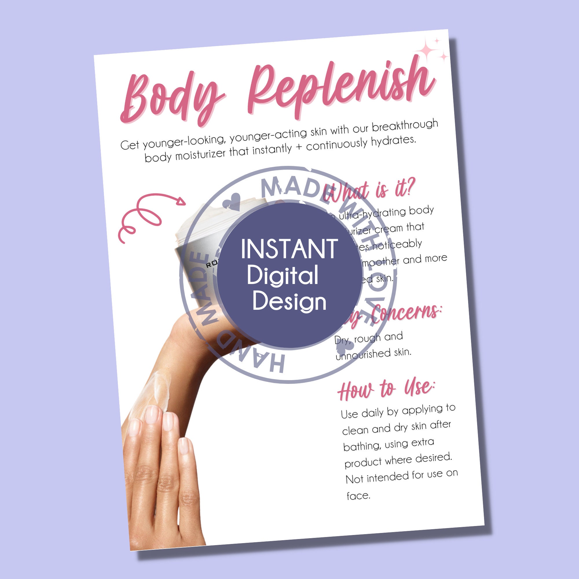 Rodan Fields Sample Cards BUNDLE Instant Digital Design Etsy