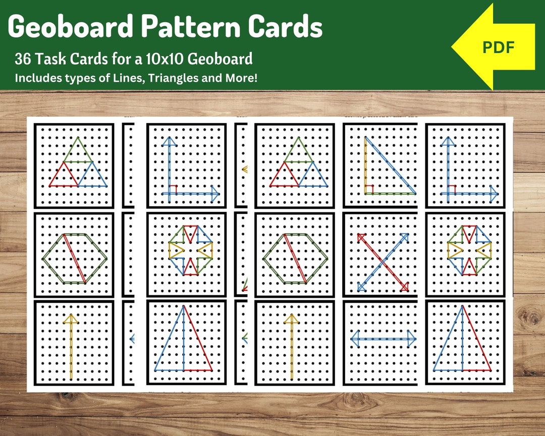 geoboard-pattern-cards-36-task-cards-for-10-x-10-geoboard-maths-activity-etsy