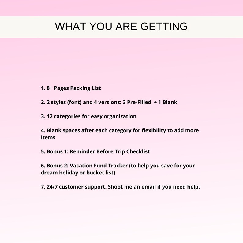 Packing Reminder His & Her Travel Packing List Checklist (digital Download) - Etsy