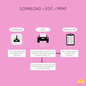 Editable Cruise Packing List: Google Sheets Travel Checklist (Digital Download) image 6