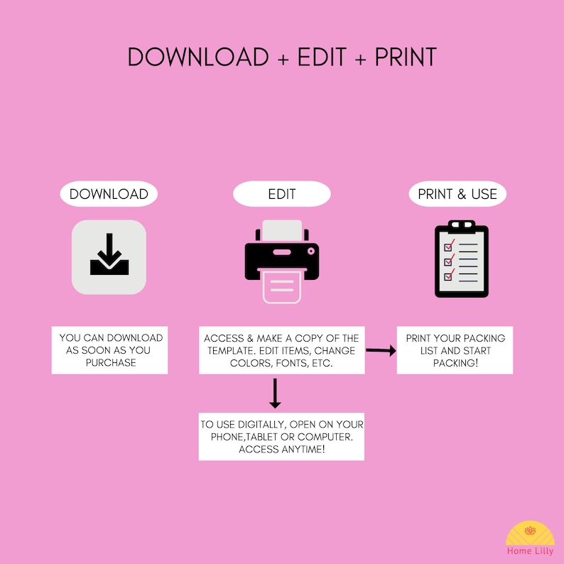 Editable Cruise Packing List: Google Sheets Travel Checklist (Digital Download) image 6