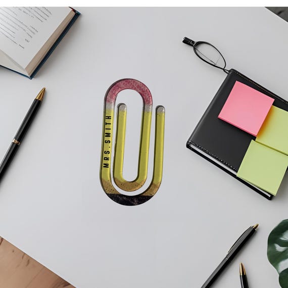 JUMBO PAPERCLIPS (personalization available)