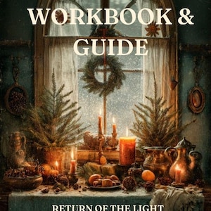 Yule Workbook and Guide | Pagan Rituals | Spell Book | Printable Witch Guide | Sabbat Workbook | Wheel of the Year | Witchcraft