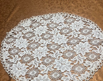 White lace doily