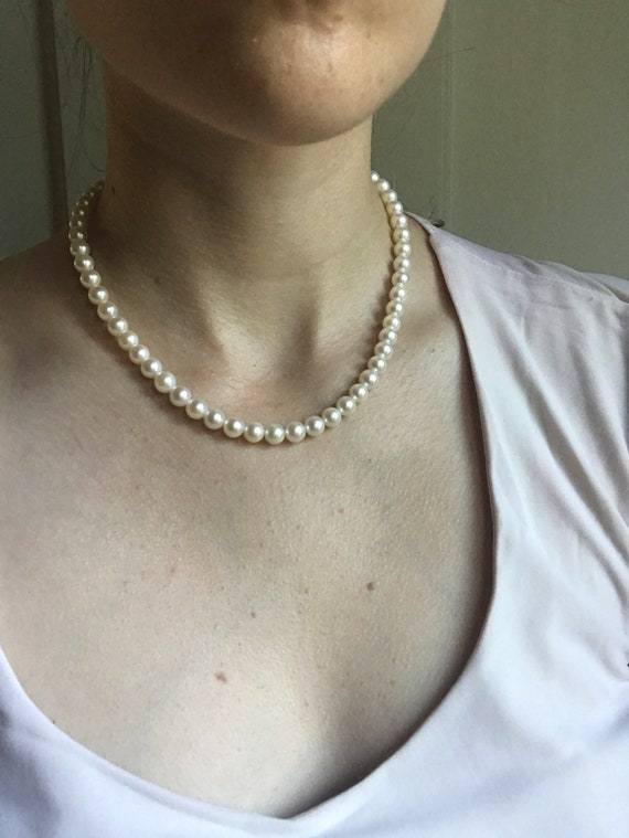 Cultured Pearl Necklace - image 5