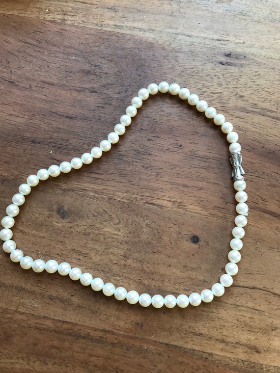 Cultured Pearl Necklace - image 2
