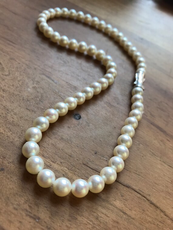 Cultured Pearl Necklace - image 4