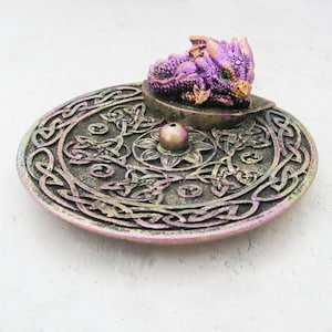 Baby Dragon Incense Burner - Purple