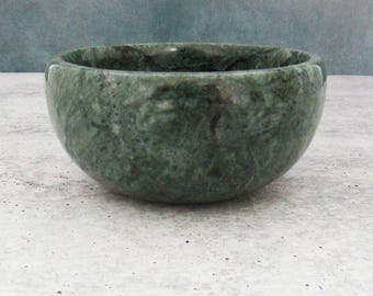 Cuenco de mármol verde - 4 pulgadas