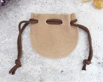 Wildleder Kordelzug Beutel
